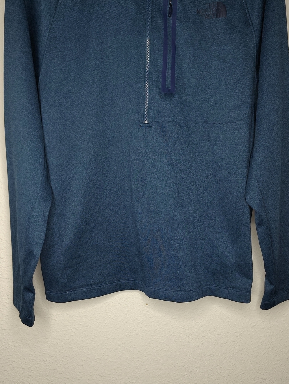 The North Face Canyonlands Half Zip Fleece Pullover Shady Blue Heather Size L - Picture 3 of 15